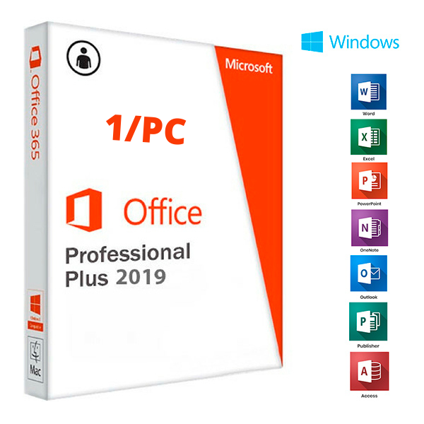 Office 2019 Professional Plus 32 64 Bit 1 PC Delivery in Few Minu
