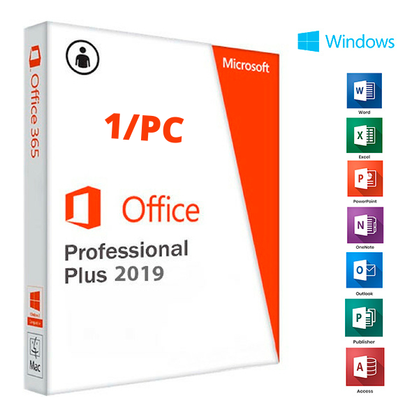 Office 2019 Professional Plus 32/64 Bit - 1/PC ✔️ Delivery in Few Minutes ✔️ NO MAC